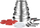 Set tenxheresh dhe tavash Tefal Ingenio Emotion L897SK04, 20 pjesë, çelik inox, për induksion, argjendtë