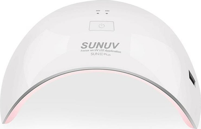 Llambë UV LED për thonj SUNUV Sun 9C Plus, 36W, e vogël për t’u marrë me vete, e bardhë