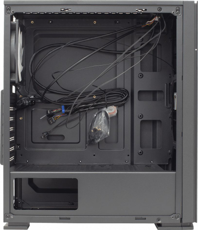 Куќиште за компјутер White Shark GCC-2103 Panzer, ATX Mid Tower, 1 RGB вентилатор, црно