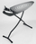 Dërrasë hekurosjeje Brabantia Ironing Board D Titan Oval, kornizë çeliku, e zezë