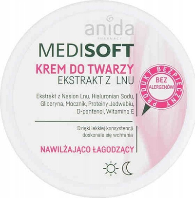 Krem fytyre Anida Medisoft, me ekstrakt liri, 100 ml