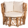 Kolltuk Kaan 95x89x80Hcm (HM5994), bardhë