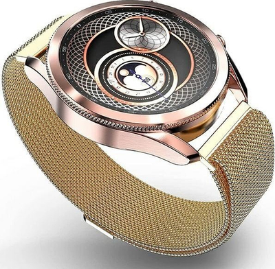 Rrip dore Mercury Mesh Band për Apple Watch, 38/40/41mm, çelik inox, ngjyrë ari