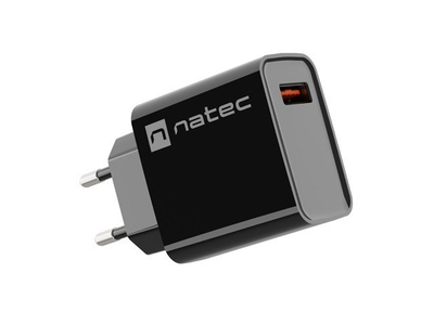 Karikues rrjeti Natec Ribera NUC-2058, 1x USB A, 18W, i bardhë