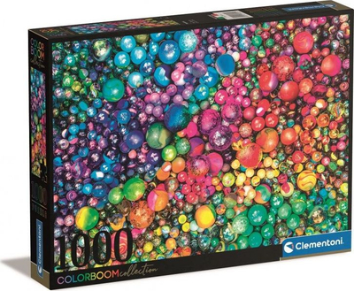 Puzzle Clementoni Color Boom Marvellous Marbles, 1000 copa, shumëngjyrësh