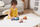 Set lodrash druri Viga Toys Wooden Cars, 4 makina druri, me ngjyra të ndryshme