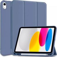 Mbulesë tablet 4kom.pl SC Pen, për Apple iPad 10.9 2022, me mbajtëse pencil, blu