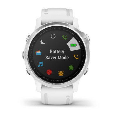 Orë e mençur Garmin Fenix 6S, e bardhë/ argjendtë