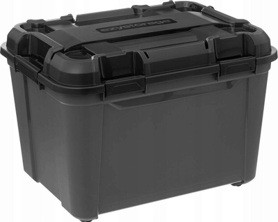 Kuti plastike me rrota 5five BUNKER+ 160L, me kapak, e zezë