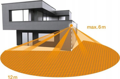 Prozhektor LED Steinel XLED Pro One Max S, me sensor lëvizjeje, dritë e ngrohtë, gri
