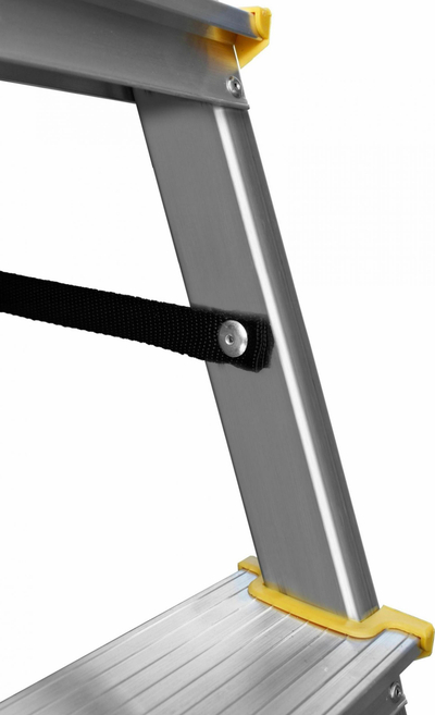 Платформска скала Awtools 3 чекори, алуминиум, 150kg, сребрена