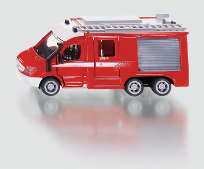 Lodër makinë Siku Mercedes Benz Sprinter Fire Engine 2113, shkalla 1:50, metal plastike, e kuqe