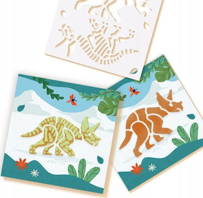 Set vizatimi SES Creative Dinosaurs Magic, airbrush me frymë, stilolapsa që ndërron ngjyrë, shumëngjyrësh