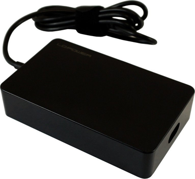 Универзален адаптер за лаптоп LC Power LC-NB-PRO-90-C, 90W, 110-240V, црн