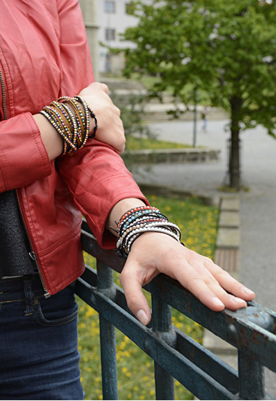 Byzylyk Troli beads Happy