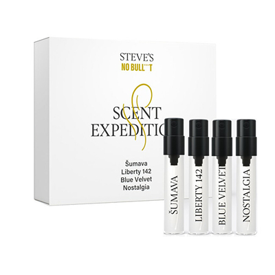 Set për meshkuj Steve's Eau de Parfum, 4 x 2 ml