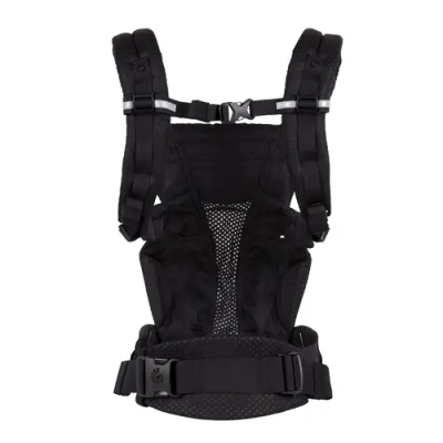 Nositëse bebe Ergobaby Omni Breeze, SoftFlex Mesh, ergonomike, e zezë