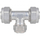 Tee reduktuese kompresioni Comap TurboSKIN, 26x20x26mm, bronz, argjend