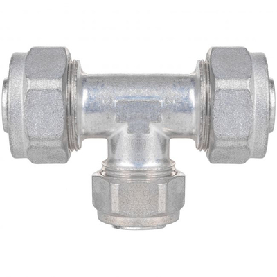 Tee reduktuese kompresioni Comap TurboSKIN, 26x20x26mm, bronz, argjend