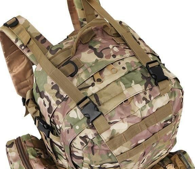 Ранец HQ Милитари Бекпек, 45L, тактички, камуфлажен