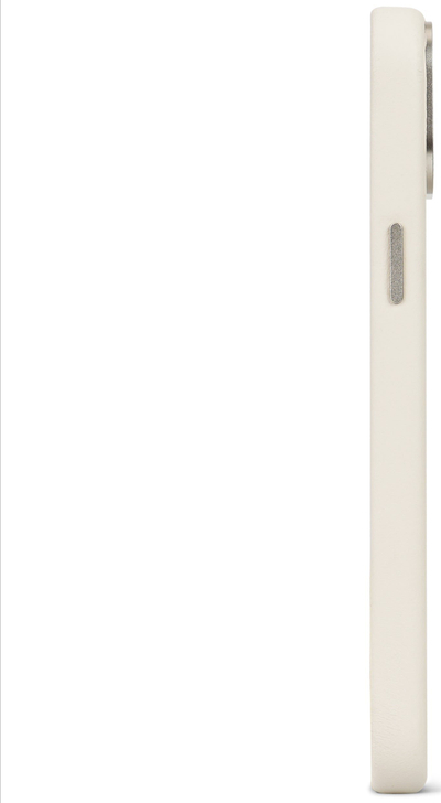 Футрола за телефон Decoded Leather Backcover за iPhone 15 Plus, природна кожа, MagSafe, беж