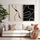 Art mural në kornizë Bennez pakoworld diptyque me printim dixhital 33x1.5x48cm