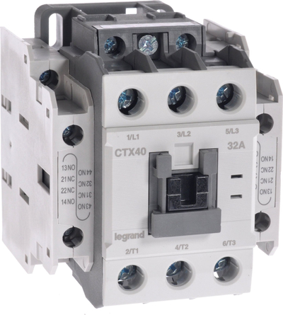 Kontaktor fuqie Legrand CTX³40, 3 pole, 32A, 230V