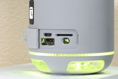 Altoparlant Bluetooth Techly Portable, bateri 4 orë, portë USB, gri
