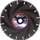 Disk prerës universal me diamant GOLZ Stardust 125mm, 22.2mm, i zi