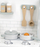 Kuzhinë lodër druri PolarB Kitchen Viga Toys, me aksesorë, mente