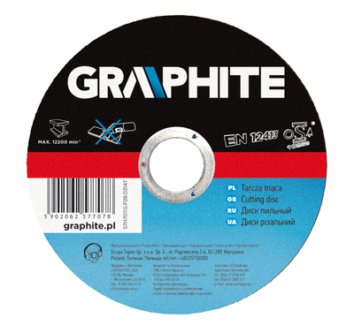 Disk prerës për metal Graphite 57H711, 300x3.0x32mm