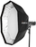 Softbox palosës Aurora Firefly XL 120, oktagonal 120 cm, për Bowens Aurora Walimex, i argjendtë