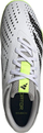 Këpucë futsalli Adidas Predator Accuracy 4 IN për të rritur, taban gome për mrena, të bardha me neon