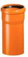 Tub kanalizimi Magnaplast KGEM, 200mm, 0.5m, portokalli