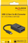 Konvertues SSD DeLOCK Combo, për M.2 NVMe PCIe ose SATA, USB Type C, i zi