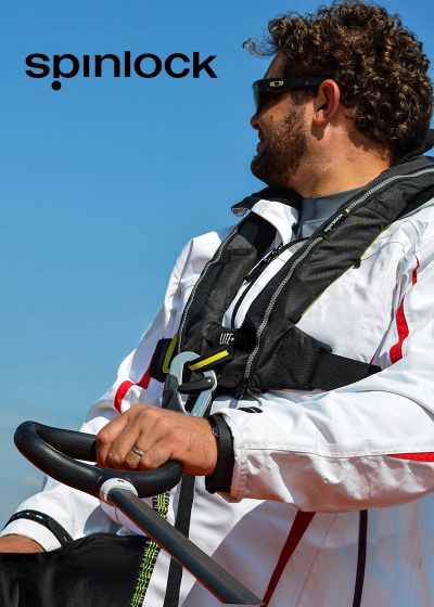 Jelek shpëtimi me ajër Spinlock Deckvest Lite Plus 170N, me parzmore sigurie, i verdhë