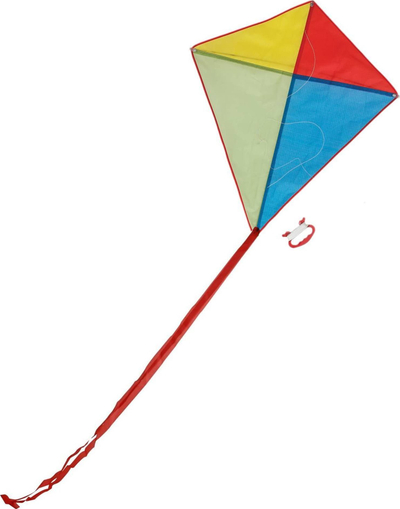 Fluturë ajri Trifox Nylon Kite, najlon, 2 doreza, shumëngjyrëshe