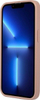 Futrollë Guess Saffiano Triangle Logo për iPhone 14 Pro 6.1", hardcase, rozë