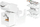 Modul Keystone NetRack RJ45 Cat 6A UTP, pa vegla, i bardhë
