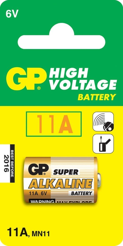 Bateri alkaline GP 11A, 6V, paketim 1 copë