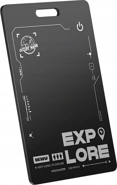 Тракер WiWU Locator iTag WT-03 Card, Apple Find My, безжично полнење, бел