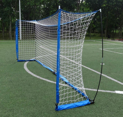 Portë futbolli e palosshme YakimaSport UNI, 5x2 m, me çantë bartëse, e bardhë