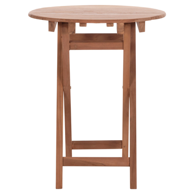 Tavolinë kopshti Director's HEIDEL HM18120, rrumbullakët 60cm, dru teak, ngjyrë natyrale