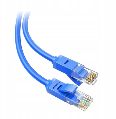 Kabllo rrjeti Ugreen Cat6 UTP, RJ45, 26AWG, blu