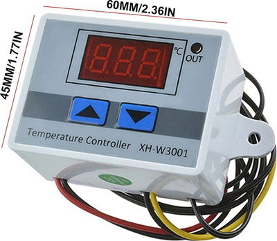 Termostat elektronik XH-W3001, komandë temperature, 230V
