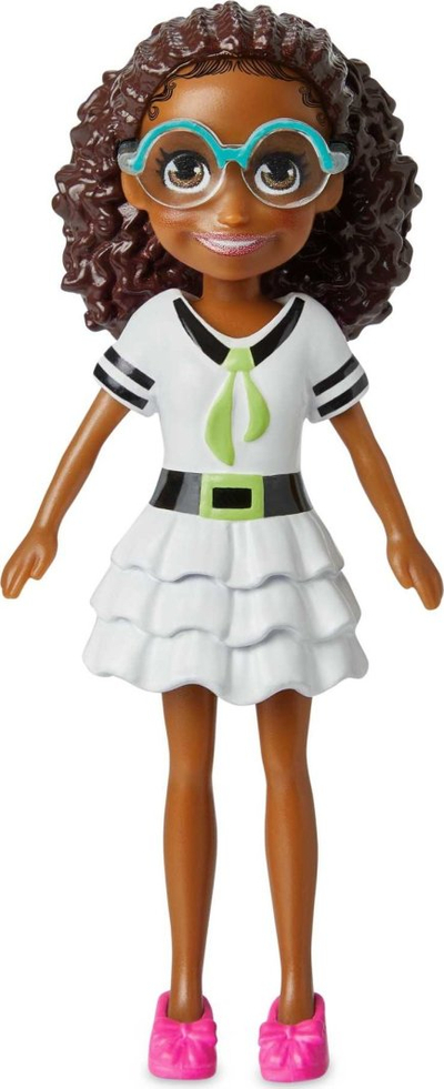 Set lodrash Mattel Polly Pocket Lila Rainbow, kukull me aksesorë, shumëngjyrëshe