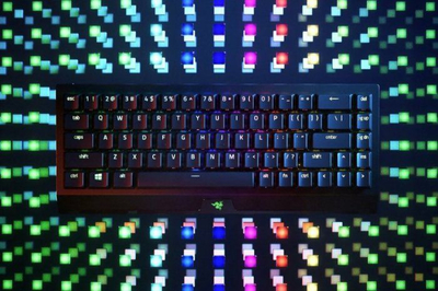 Tastierë gaming Razer BlackWidow V3 Mini HyperSpeed Yellow, pa tela, mekanike, e zezë