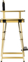 Кресло за шминкање Activeshop Makeup Chair Alu, склопливо, алуминиум, златна боја
