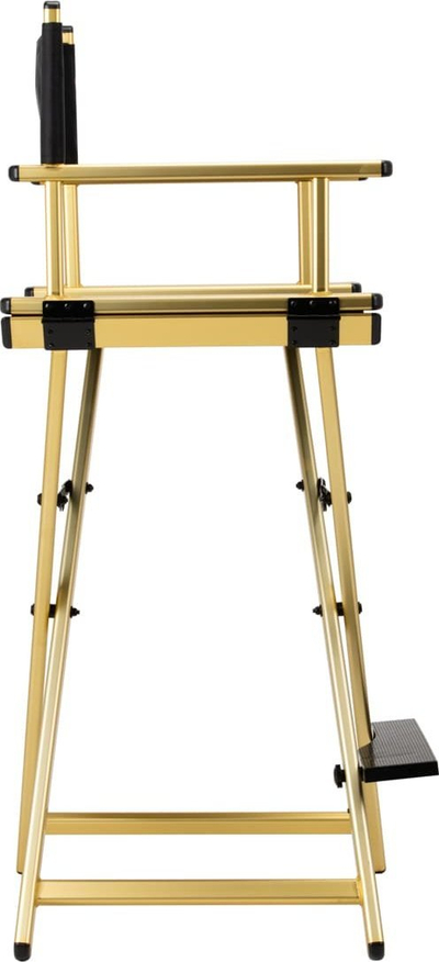 Кресло за шминкање Activeshop Makeup Chair Alu, склопливо, алуминиум, златна боја