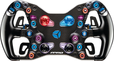 Тркало за трки Cube Controls F-PRO, безжично, RGB, црно